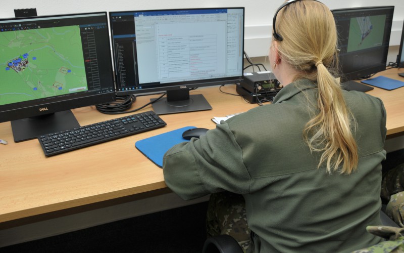 V Simulačnom centre cvičil útvar z Topoľčian , 15. - 19.  04. 2024