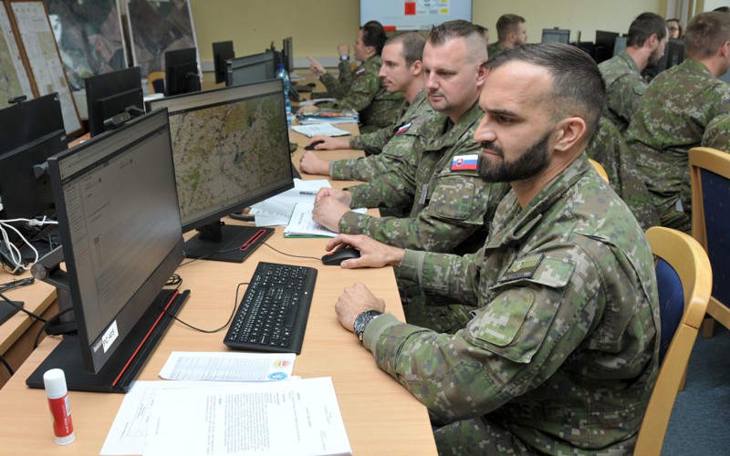 V Simulačnom centre cvičil útvar z Topoľčian , 15. - 19.  04. 2024