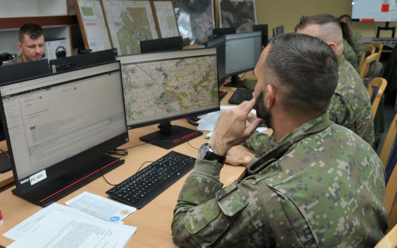 V Simulačnom centre cvičil útvar z Topoľčian , 15. - 19.  04. 2024