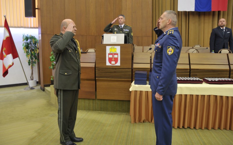 Slávnostné ukončenie 29. ZVŠK (Základný veliteľsko-štábny kurz), 26. 04. 2024