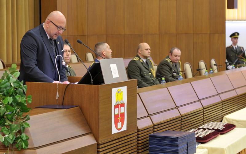 Slávnostné ukončenie 29. ZVŠK (Základný veliteľsko-štábny kurz), 26. 04. 2024