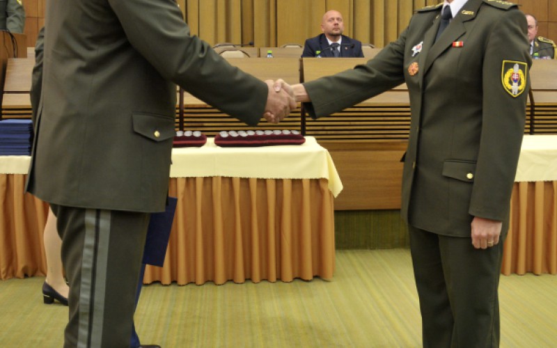 Slávnostné ukončenie 29. ZVŠK (Základný veliteľsko-štábny kurz), 26. 04. 2024