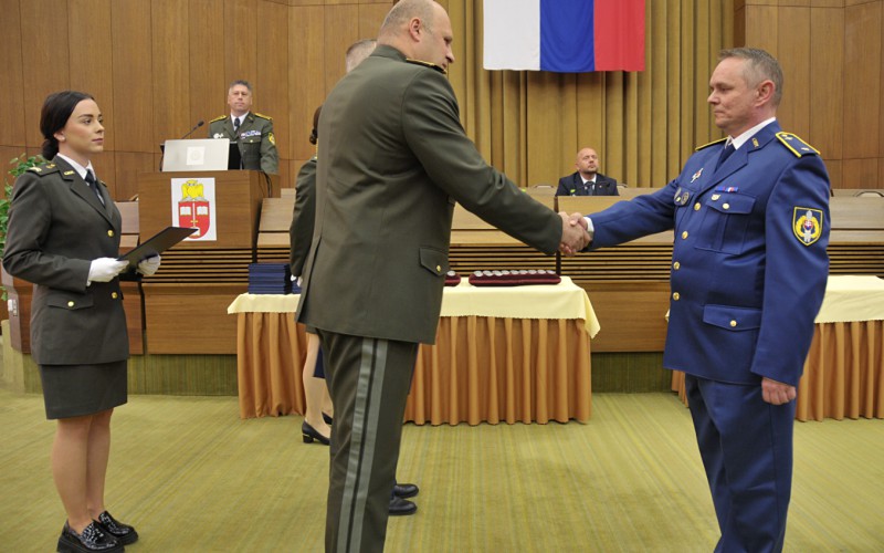 Slávnostné ukončenie 29. ZVŠK (Základný veliteľsko-štábny kurz), 26. 04. 2024