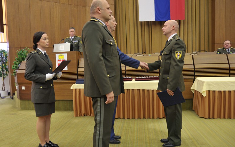 Slávnostné ukončenie 29. ZVŠK (Základný veliteľsko-štábny kurz), 26. 04. 2024