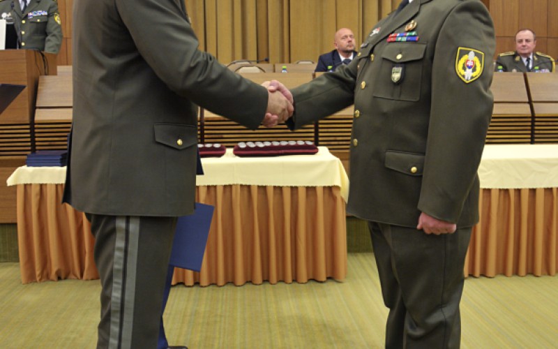 Slávnostné ukončenie 29. ZVŠK (Základný veliteľsko-štábny kurz), 26. 04. 2024