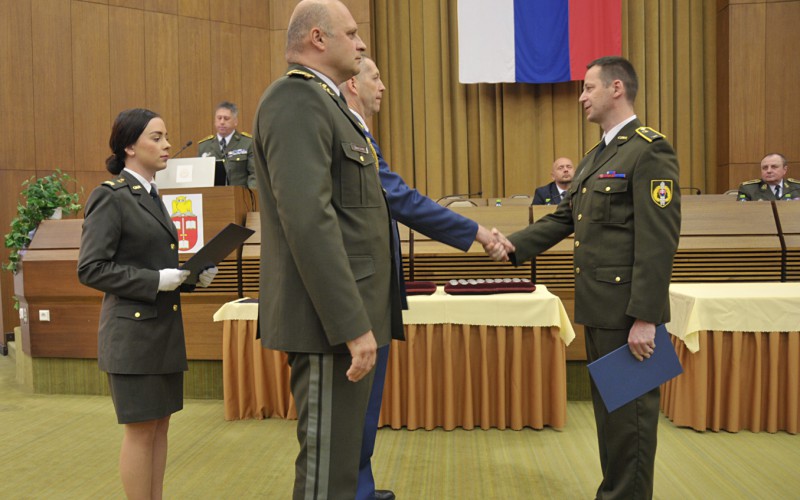 Slávnostné ukončenie 29. ZVŠK (Základný veliteľsko-štábny kurz), 26. 04. 2024