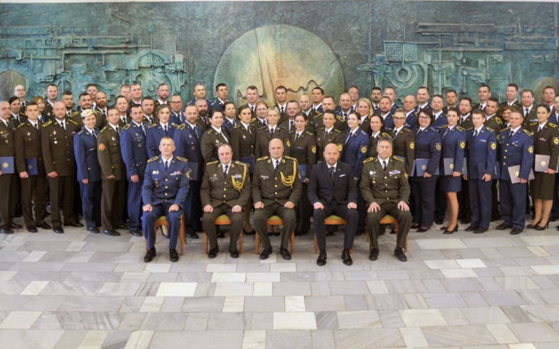 Slávnostné ukončenie 29. ZVŠK (Základný veliteľsko-štábny kurz), 26. 04. 2024