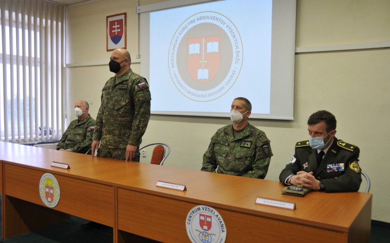 Final exams and solemn closing ceremony of University Graduates Officers’ Course, March 31st 2022