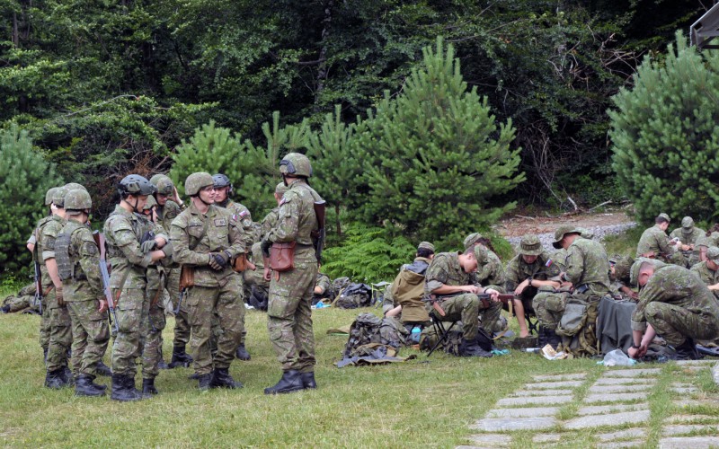 Sústredený poľný výcvik kadetov 3. a 4. ročníka - VVP Kamenica nad Cirochou, 17. 07. 2024