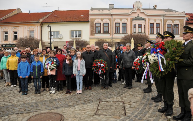 Spomienkový akt pri príležitosti 77. výročia oslobodenia mesta Liptovský Mikuláš, 04. 04. 2022