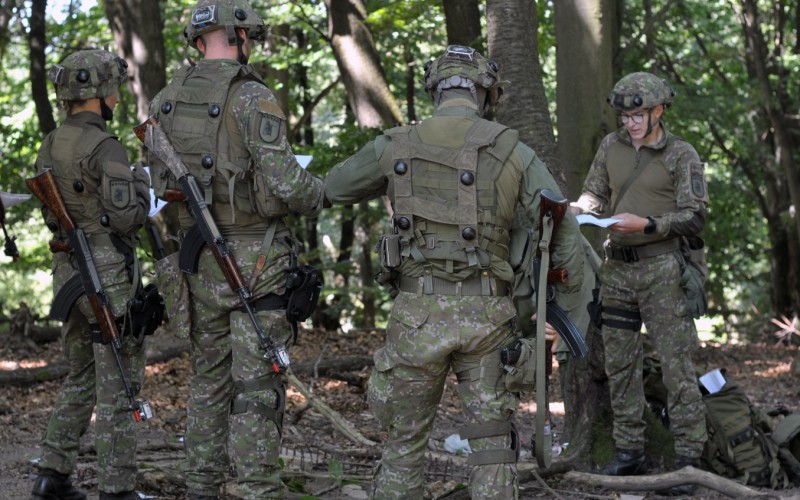 Sústredený poľný výcvik kadetov 2. a 4. ročníka - VVP Turecký vrch, 24. - 25. 07. 2024