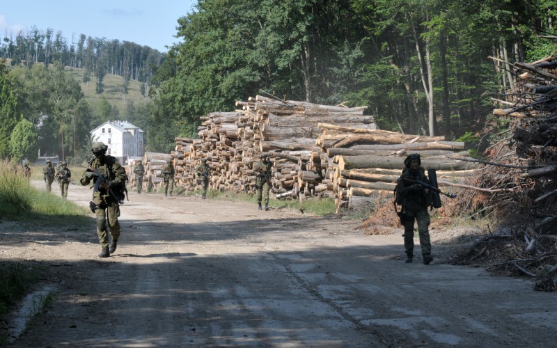 Sústredený poľný výcvik kadetov 2. a 4. ročníka - VVP Turecký vrch, 24. - 25. 07. 2024