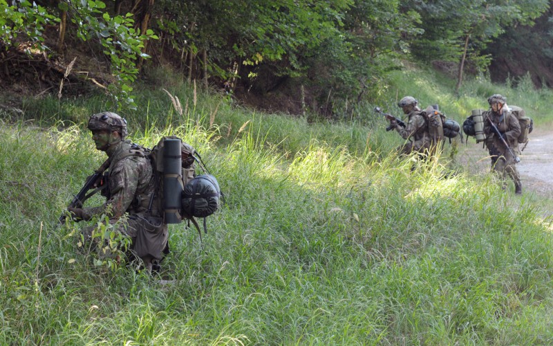Sústredený poľný výcvik kadetov 2. a 4. ročníka - VVP Turecký vrch, 24. - 25. 07. 2024