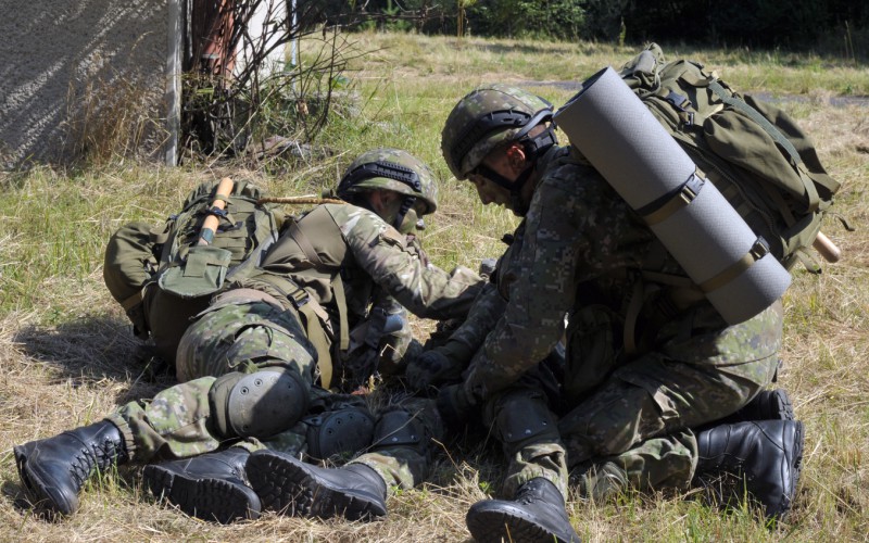 Sústredený poľný výcvik kadetov 1. a 4. ročníka - VVP Mokraď, 26. 07. 2024