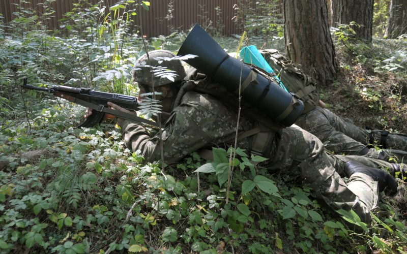 Sústredený poľný výcvik kadetov 1. a 4. ročníka - VVP Mokraď, 26. 07. 2024
