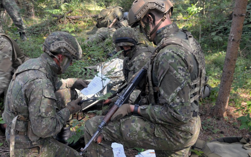 Sústredený poľný výcvik kadetov 1. a 4. ročníka - VVP Mokraď, 26. 07. 2024