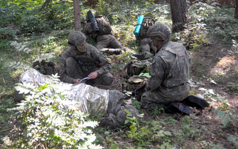 Sústredený poľný výcvik kadetov 1. a 4. ročníka - VVP Mokraď, 26. 07. 2024