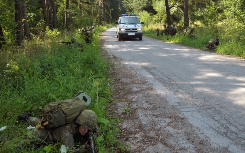 Sústredený poľný výcvik kadetov 1. a 4. ročníka - VVP Mokraď, 26. 07. 2024
