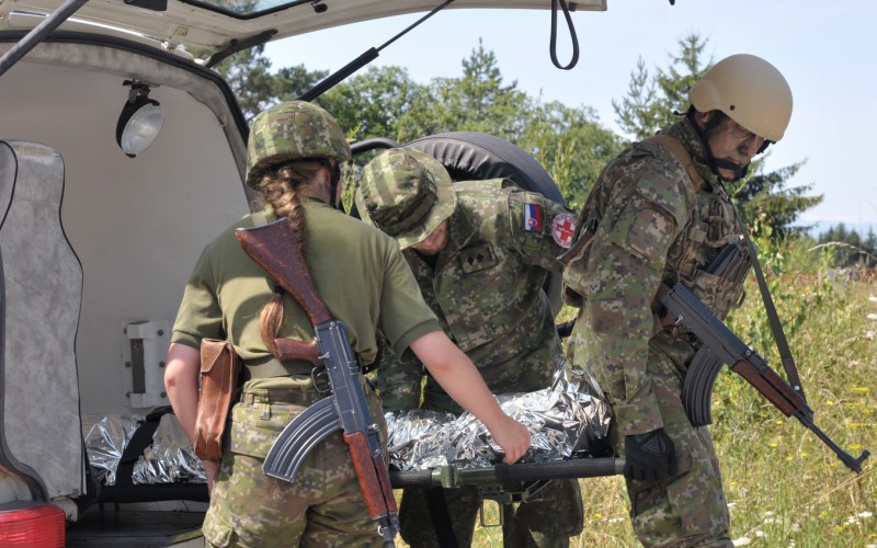 Sústredený poľný výcvik kadetov 1. a 4. ročníka - VVP Mokraď, 26. 07. 2024