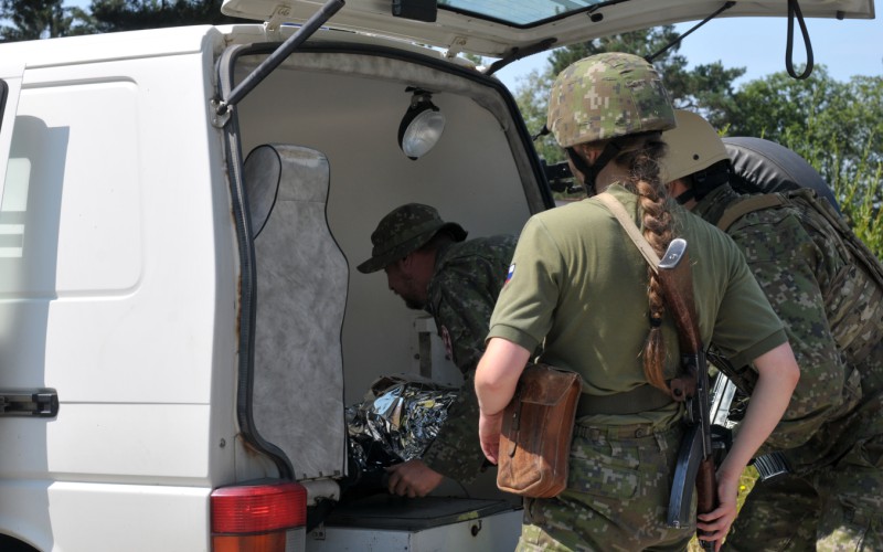 Sústredený poľný výcvik kadetov 1. a 4. ročníka - VVP Mokraď, 26. 07. 2024
