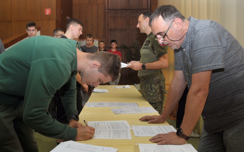 Nástup nových kadetov AOS, 01. 08. 2024