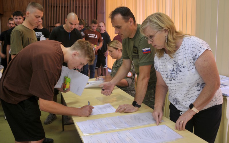 Nástup nových kadetov AOS, 01. 08. 2024