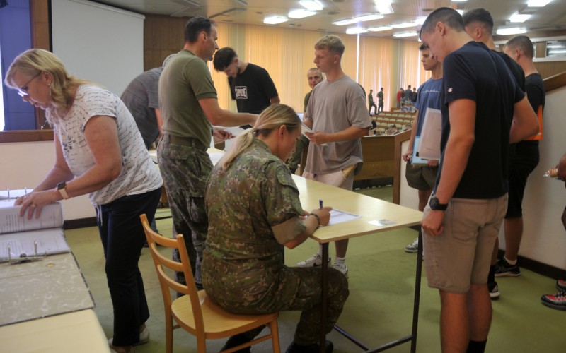 Nástup nových kadetov AOS, 01. 08. 2024