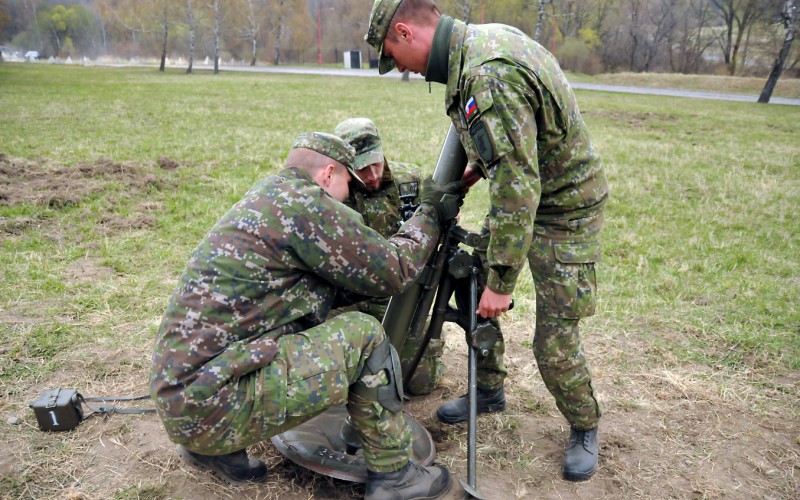 Odborná príprava kadetov vo VP Lešť, delostrelecké jednotky, 22. 04. 2022