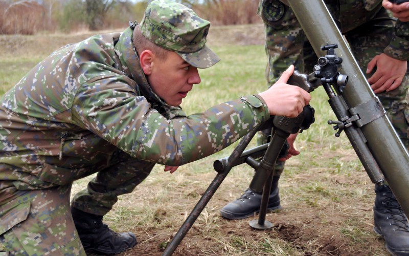 Odborná príprava kadetov vo VP Lešť, delostrelecké jednotky, 22. 04. 2022