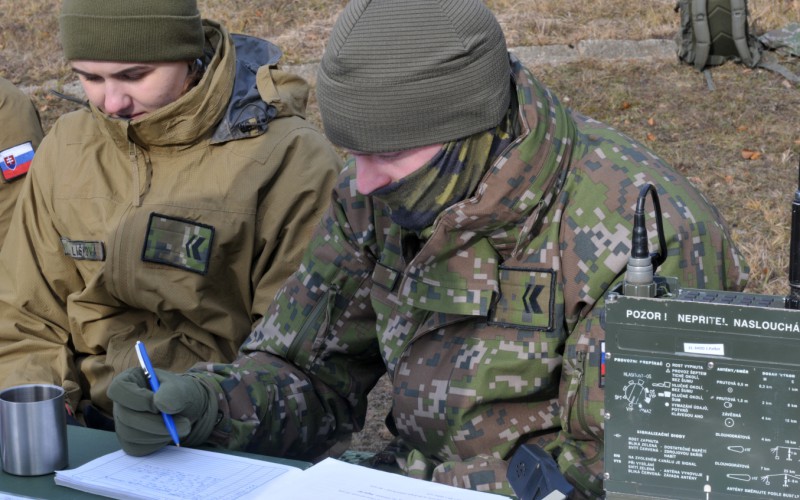 Výcvik kadetov  - Ostré streľby z mínometov vo VVP Kamenica nad Cirochou, 12. 11. 2024