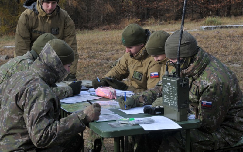 Výcvik kadetov  - Ostré streľby z mínometov vo VVP Kamenica nad Cirochou, 12. 11. 2024