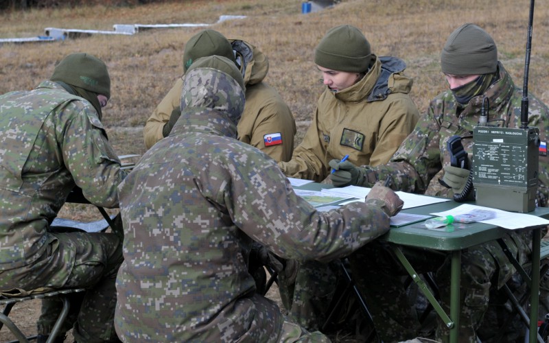 Výcvik kadetov  - Ostré streľby z mínometov vo VVP Kamenica nad Cirochou, 12. 11. 2024