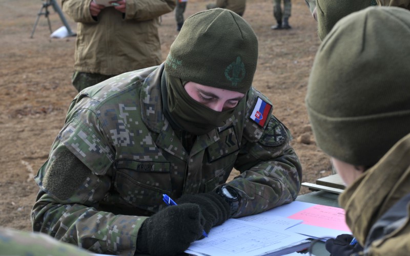 Výcvik kadetov  - Ostré streľby z mínometov vo VVP Kamenica nad Cirochou, 12. 11. 2024