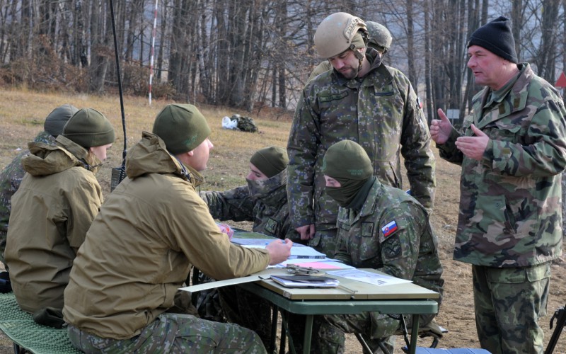 Výcvik kadetov  - Ostré streľby z mínometov vo VVP Kamenica nad Cirochou, 12. 11. 2024