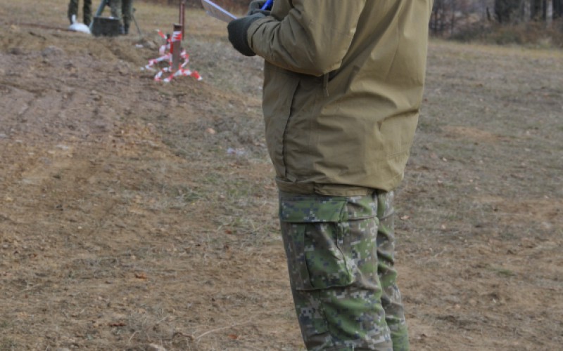 Výcvik kadetov  - Ostré streľby z mínometov vo VVP Kamenica nad Cirochou, 12. 11. 2024