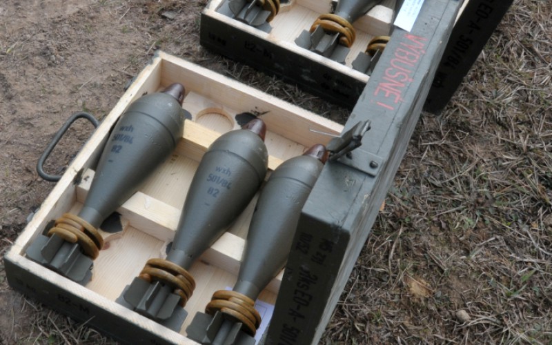 Výcvik kadetov  - Ostré streľby z mínometov vo VVP Kamenica nad Cirochou, 12. 11. 2024