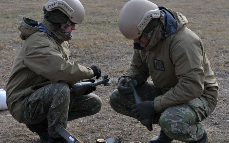 Výcvik kadetov  - Ostré streľby z mínometov vo VVP Kamenica nad Cirochou, 12. 11. 2024