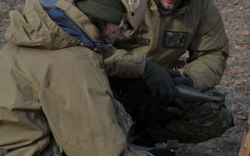 Výcvik kadetov  - Ostré streľby z mínometov vo VVP Kamenica nad Cirochou, 12. 11. 2024