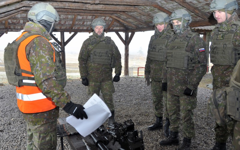 Cadets’Training - IED Shooting at training center Kamenica and Cirochou, November 13th 2024