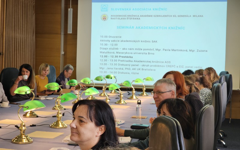 Seminár Akademických knižníc, 13. 11. 2024