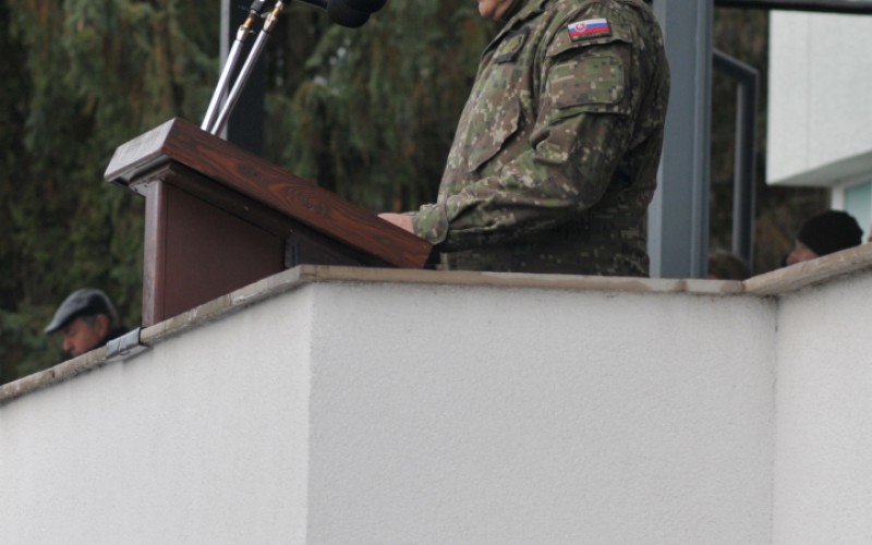 Zhromaždenie profesionálnych vojakov a zamestnancov AOS pri príležitosti Dňa boja za slobodu a demokraciu, 19. 11. 2024