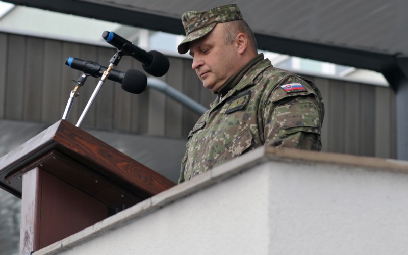 Zhromaždenie profesionálnych vojakov a zamestnancov AOS pri príležitosti Dňa boja za slobodu a demokraciu, 19. 11. 2024