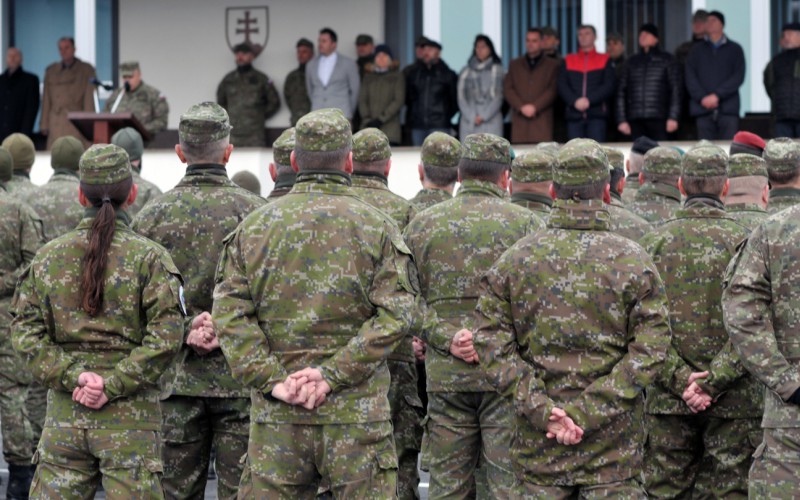 Zhromaždenie profesionálnych vojakov a zamestnancov AOS pri príležitosti Dňa boja za slobodu a demokraciu, 19. 11. 2024
