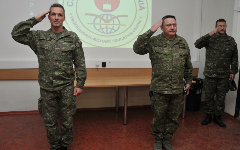 Presentation of Chief of GS of SVK AF in the Advanced Command and Staff Course, December 2nd 2024