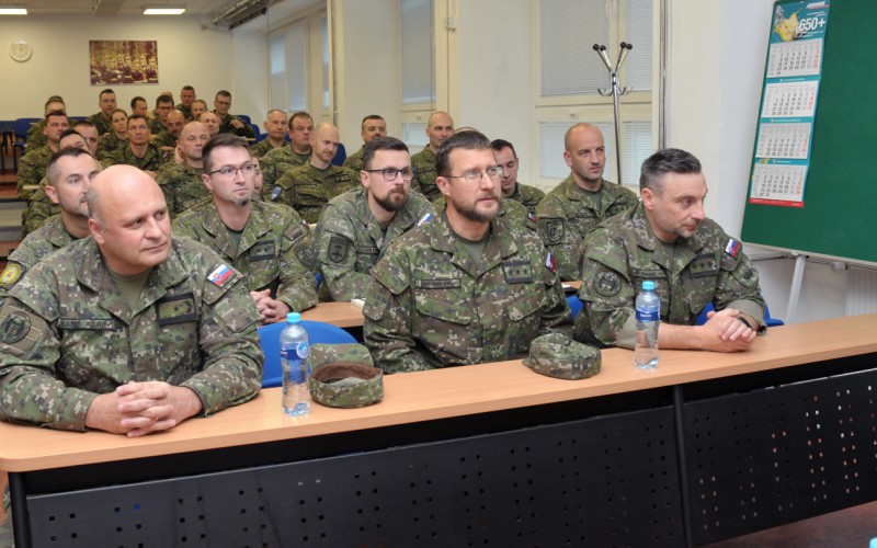 Presentation of Chief of GS of SVK AF in the Advanced Command and Staff Course, December 2nd 2024