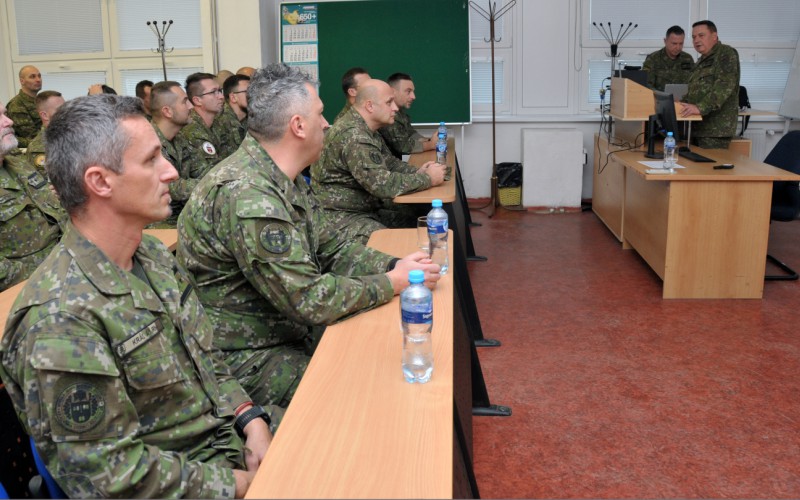 Presentation of Chief of GS of SVK AF in the Advanced Command and Staff Course, December 2nd 2024