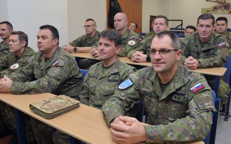 Presentation of Chief of GS of SVK AF in the Advanced Command and Staff Course, December 2nd 2024