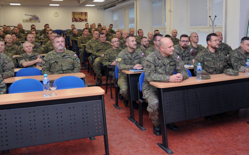 Presentation of Chief of GS of SVK AF in the Advanced Command and Staff Course, December 2nd 2024