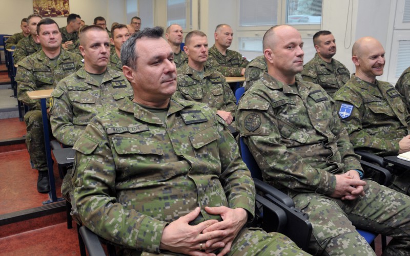Presentation of Chief of GS of SVK AF in the Advanced Command and Staff Course, December 2nd 2024