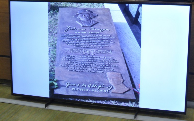 Krst  publikácie o snúbenici M. R. Štefánika-“Giuliana Benzoni : Život  rebelantky”,  09. 12. 2024